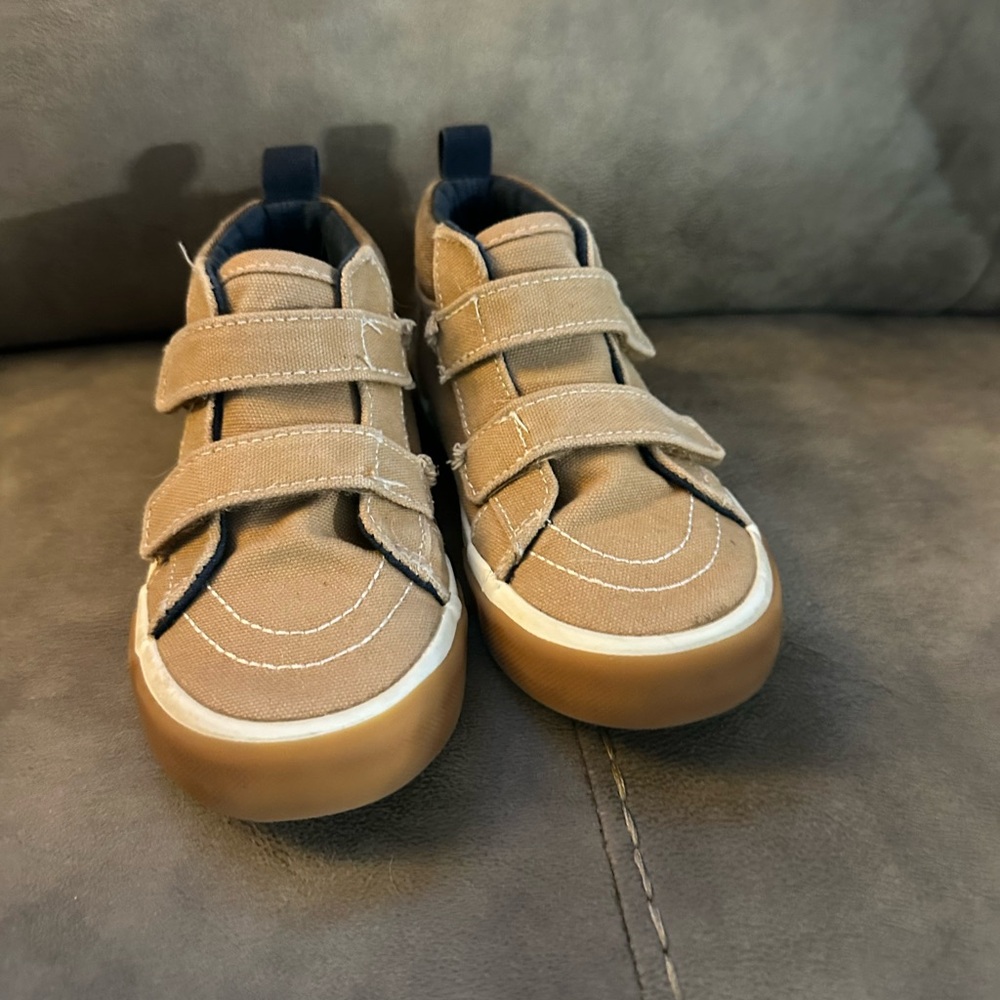 Old Navy Tan Kids Dress Shoes with Velcro